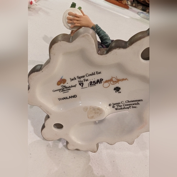 VERY RARE Artist Proof Jack Sprat and Wife James Christensen Numbered #7/25AP - Picture 16 of 16